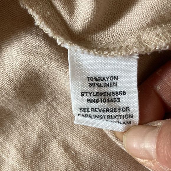 E&M mini linen  boho dress - Picture 10 of 10